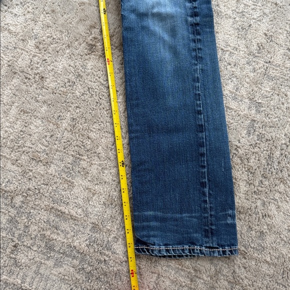 Buckle black straight leg jeans. - Picture 6 of 7